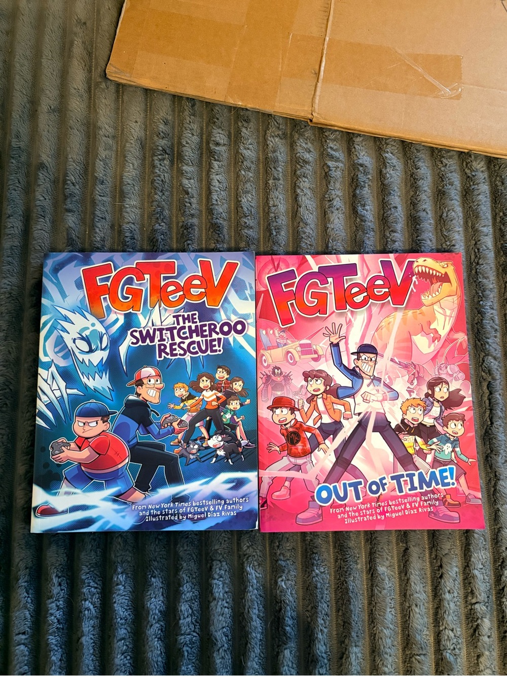 Out of Time! & The Switcheroo Rescue! - Adventure Book Set (Blue & Pink)